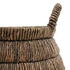 Coș de depozitare BAZAR BIZAR din frunză de banană naturală, 42x31,5 cm small 3