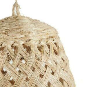 Abajur BAZAR BIZAR Abaca Jelly Fish M din fibre naturale de abaca, 53 × 70 cm small 2
