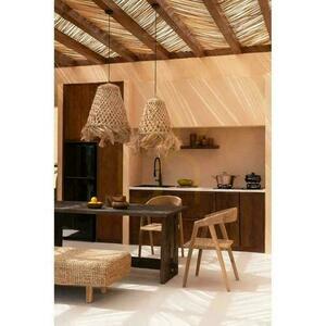 Abajur BAZAR BIZAR Abaca Jelly Fish M din fibre naturale de abaca, 53 × 70 cm small 4