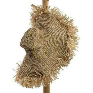 Pălărie de perete BAZAR BIZAR Ocean rafie naturală bej 57 cm small 3