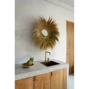 Oglindă BAZAR BIZAR din iarbă naturală, 90 cm, seria Mirrors 1 Oglindă BAZAR BIZAR din iarbă naturală, 90 cm, seria Mirrors small 1