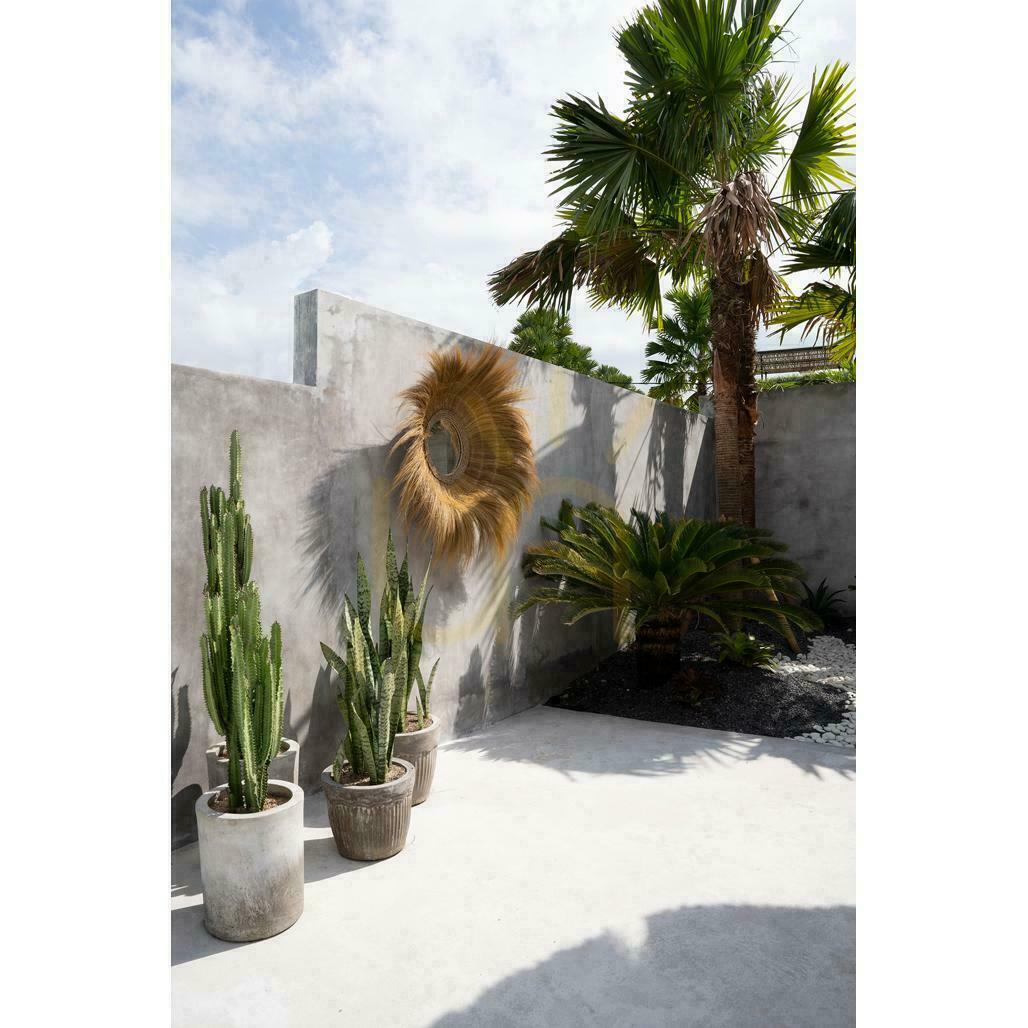 Spectacol Oglindă BAZAR BIZAR din iarbă naturală, 90 cm, seria Mirrors Oglindă BAZAR BIZAR din iarbă naturală, 90 cm, seria Mirrors