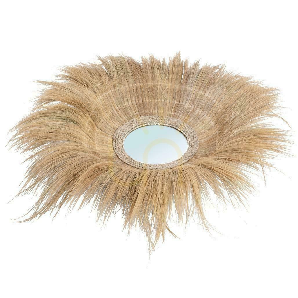 previzualizare Oglindă BAZAR BIZAR din iarbă naturală, 90 cm, seria Mirrors Oglindă BAZAR BIZAR din iarbă naturală, 90 cm, seria Mirrors