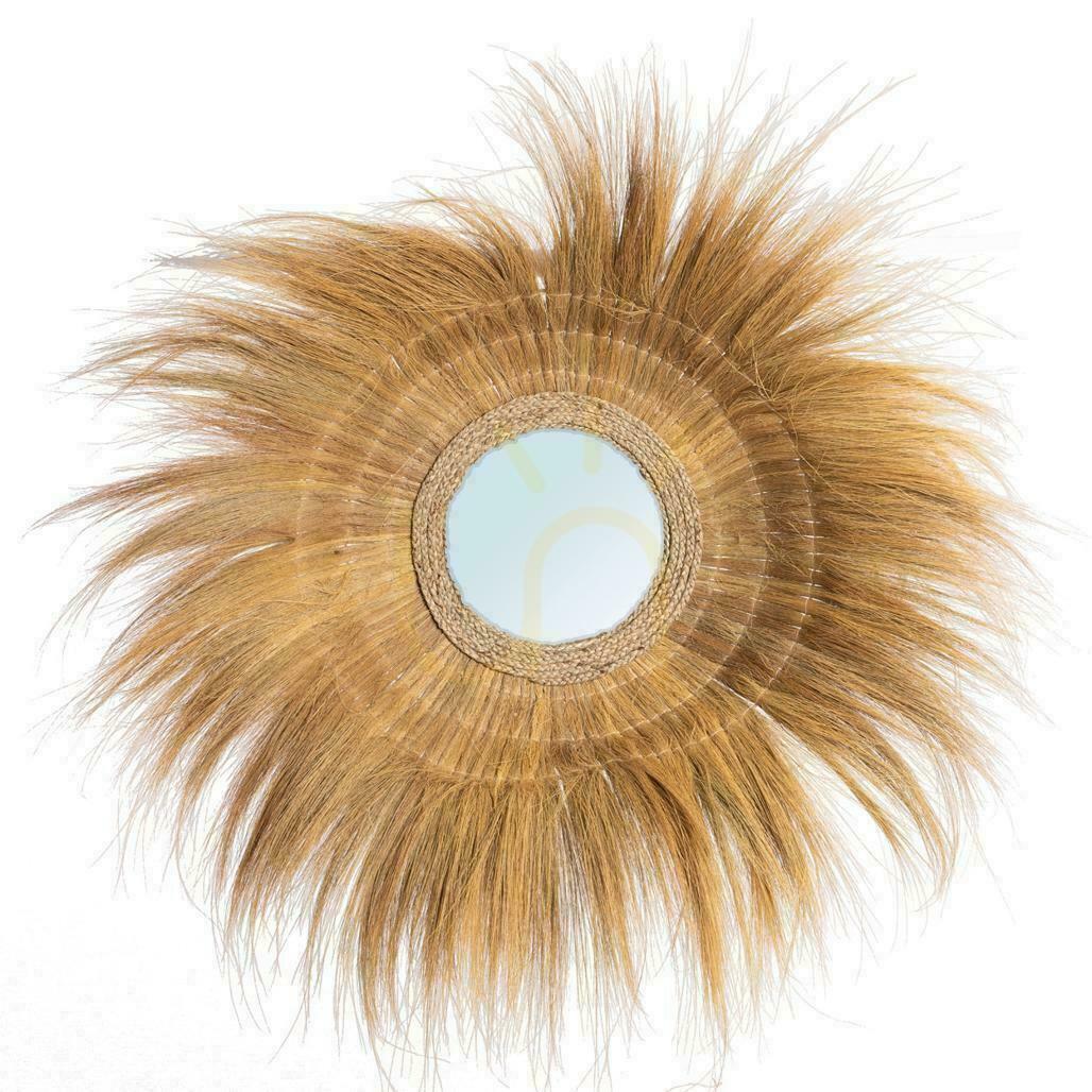 Verifica Oglindă BAZAR BIZAR din iarbă naturală, 90 cm, seria Mirrors Oglindă BAZAR BIZAR din iarbă naturală, 90 cm, seria Mirrors