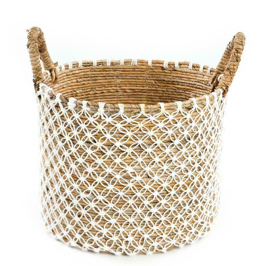 Verifica Coșuri Macrame cu cusături încrucișate - mari Coșuri Macrame cu cusături încrucișate - mari