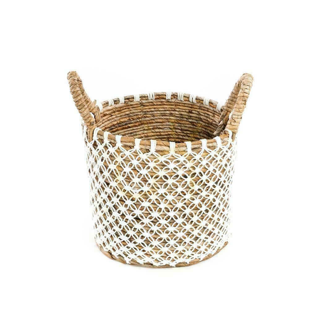 Verifica Coșuri Macrame cu cusături încrucișate - mici Coșuri Macrame cu cusături încrucișate - mici