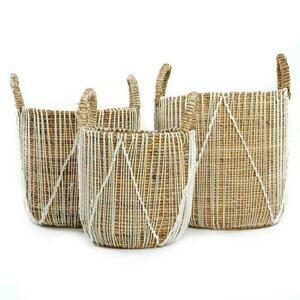 Coșuri Macrame cusute drept - mediu small 5