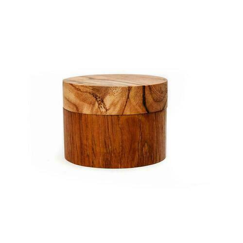 Verifica Borcan decorativ BAZAR BIZAR din lemn de tec natural, Teak Root Collection, S