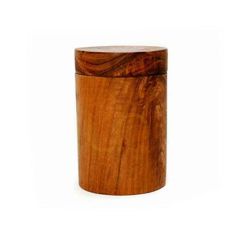 Verifica Borcan decorativ BAZAR BIZAR din rădăcină de tec natural, Teak Root Collection M