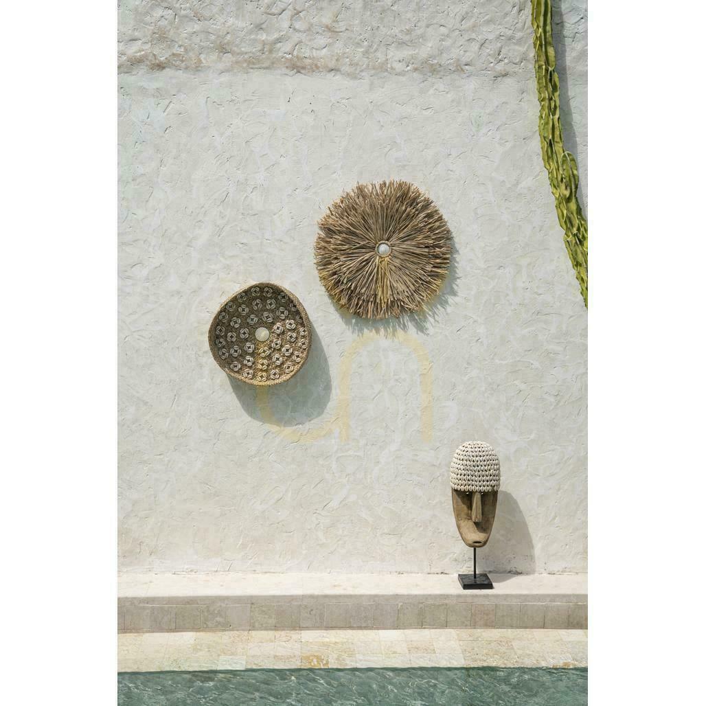 Verifica Farfurie decorativă BAZAR BIZAR Caribe Shell natural alb M iarbă coajă Farfurie decorativă BAZAR BIZAR Caribe Shell natural alb M iarbă coajă