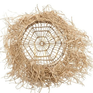Abajur suspendat BAZAR BIZAR Casita S din iarbă mendong, natur 40 × 65 cm small 5