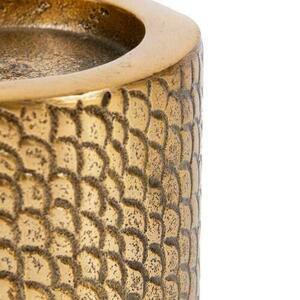 Suport lumânare Croco alamă BAZAR BIZAR aluminiu 13 cm small 4