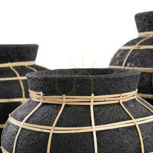 Vază BAZAR BIZAR The Belly negru-natural S 4 Vază BAZAR BIZAR The Belly negru-natural S small 4