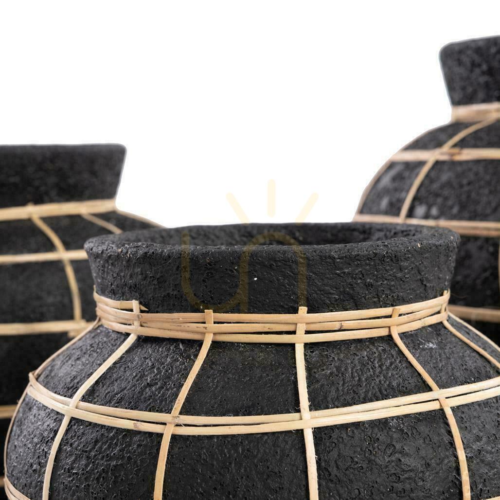 Spectacol Vază BAZAR BIZAR The Belly negru-natural S Vază BAZAR BIZAR The Belly negru-natural S
