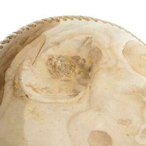 Bol decorativ BAZAR BIZAR Bowls natural lemn teak și piele L small 5