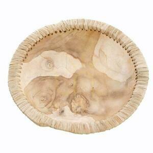 Bol decorativ BAZAR BIZAR Bowls natural lemn teak și piele L small 6