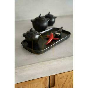 Borcan teracotă negru BAZAR BIZAR Burned Collection L 6 Borcan teracotă negru BAZAR BIZAR Burned Collection L small 6