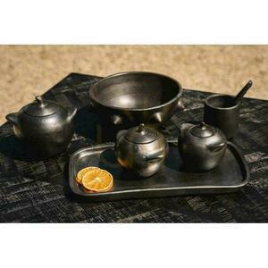 Borcan teracotă negru BAZAR BIZAR Burned Collection S small 5