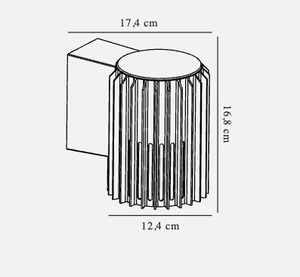 Lampă de perete pentru exterior ALUDRA antracit Nordlux small 3