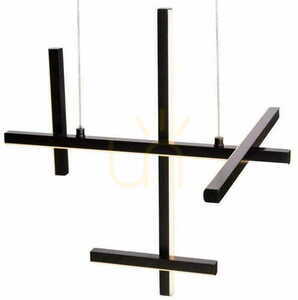 Lampă suspendată Max Light Soho P0546 LED grafit aluminiu 25 W 90 cm small 2