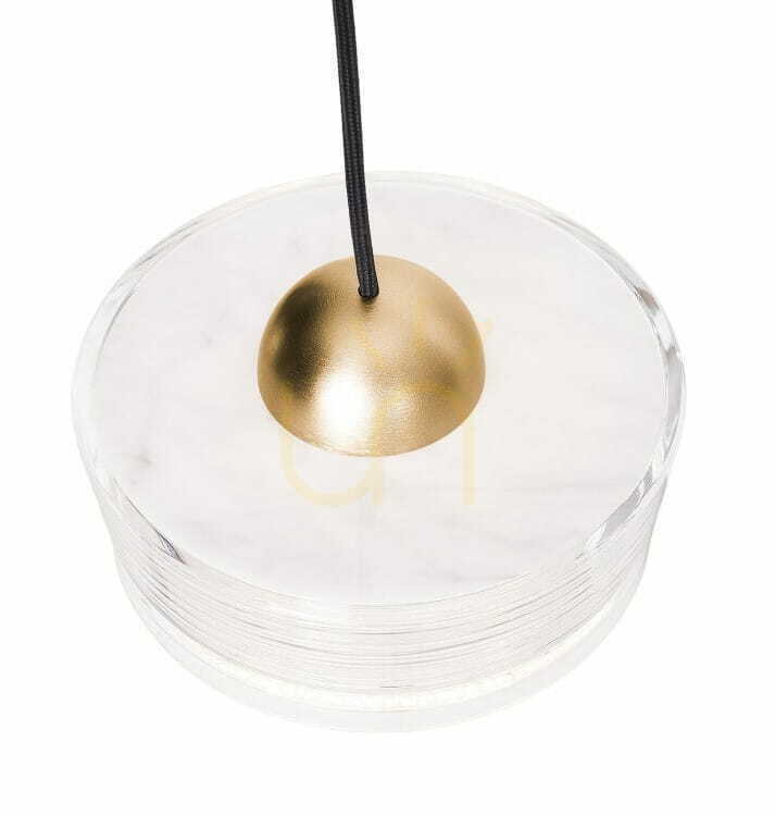 Afişa Pendul Max Light Lipari III P0543 alb auriu periat LED 22W 3x35 cm Pendul Max Light Lipari III P0543 alb auriu periat LED 22W 3x35 cm