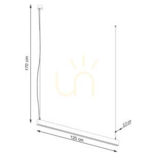 Lampă suspendată SOREN schwarz LED 4000K Thoro small 7