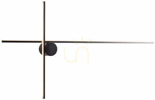 Verifica Aplica perete LED Max Light Arne W0370 negru 90 cm 15W 3000K IP44