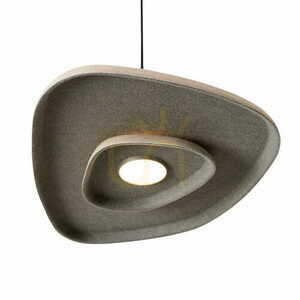Lampa suspendată Max Light Deux P0561 crem gri 40x30 cm LED 5W small 0