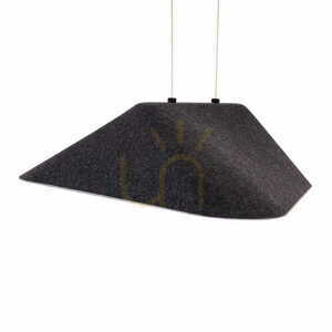 Lampă suspendată Max Light Carbon P0567 negru gri pâslă LED 8W 3000K small 1