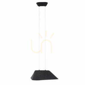 Lampă suspendată Max Light Carbon P0567 negru gri pâslă LED 8W 3000K small 3