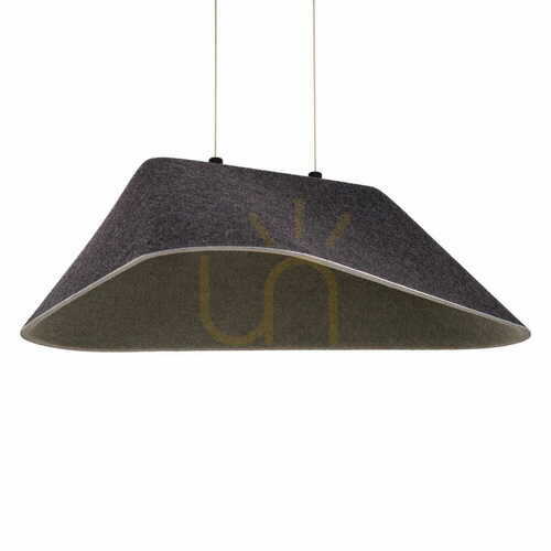 Verifica Lampă suspendată Max Light Carbon P0567 negru gri pâslă LED 8W 3000K