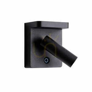 Aplica perete LED Max Light Lofer negru aluminiu 7W 3000K W0374 1 Aplica perete LED Max Light Lofer negru aluminiu 7W 3000K W0374 small 1