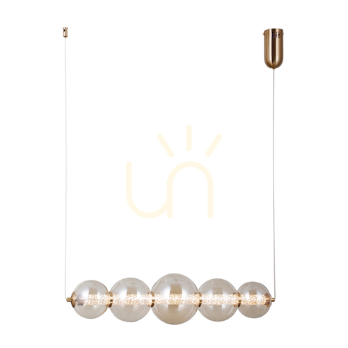 Verifica Lampa pendanta Italux Butero LED amber 18W 3000K 15 cm PND-34359-5H-HBR-AMB