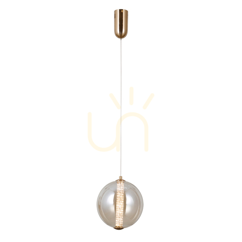 Verifica Pendul Italux Gold Butero LED Amber 20 cm PND-34359-M-HBR-AMB