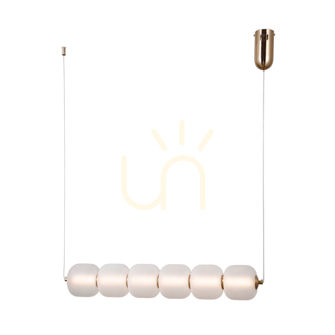 Italux Ganti LED Pendant Light Golden Opal 3000K 15W PND-34362-6H-HBR-OPAL
