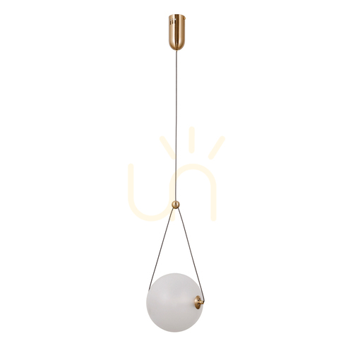 Verifica Pendul Italux Rastia LED auriu opal 20 cm PND-34361-M-HBR-OPAL