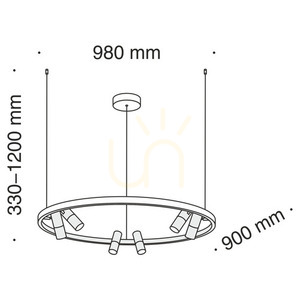 Lampă suspendată SATELLITE MOD102PL-L42W Maytoni small 7