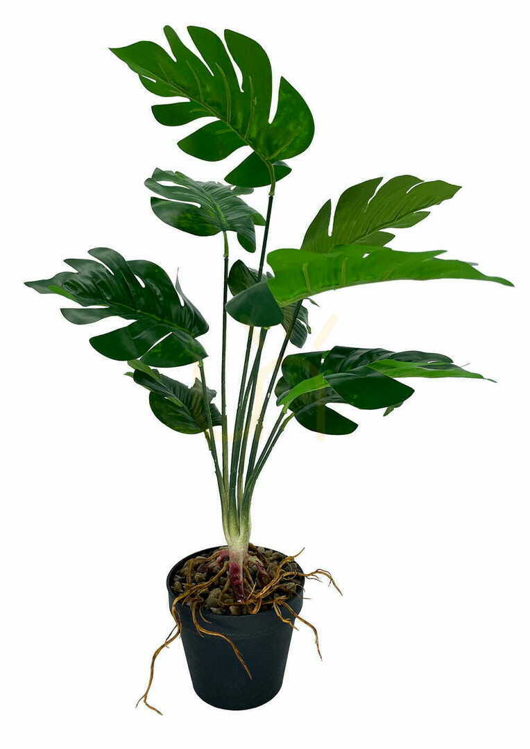 Mesterséges Monstera üreges növény 52 cm