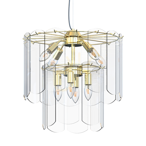 Verifica Candelabru Zuma Line NIRA MD3523-8M-EGN auriu, 8 × E14, 43 cm