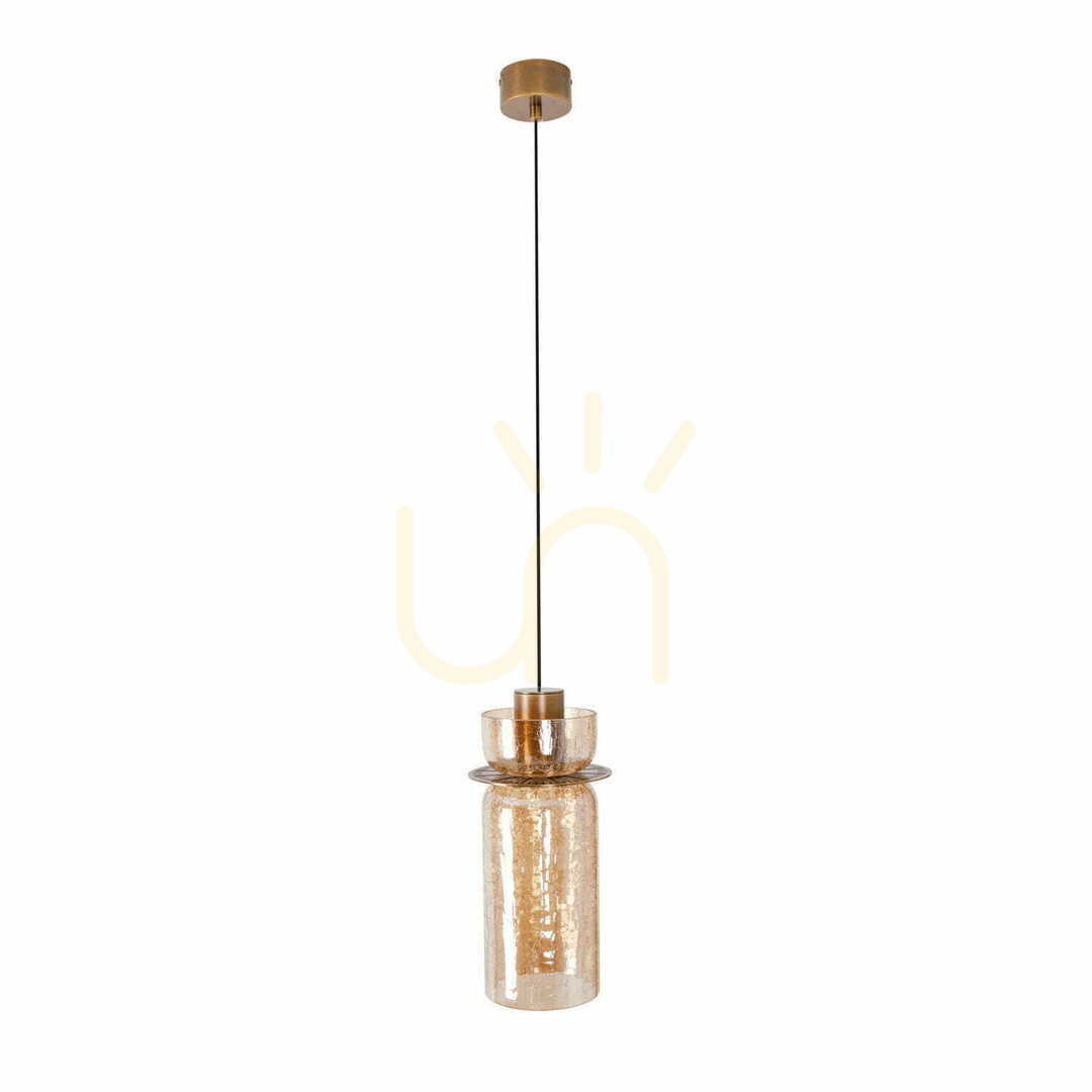 previzualizare Lampa suspendată Max Light Signature P0602 alamă sticlă chihlimbar 3000K Lampa suspendată Max Light Signature P0602 alamă sticlă chihlimbar 3000K