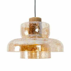 Pendul Max Light Signature P0603 alamă cu sticlă chihlimbar 3000K small 0