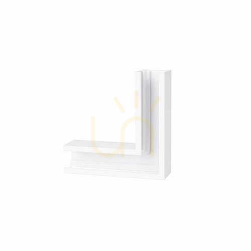 Verifica Suport unghiular magnetic 90° Max Light MAX MT0031 alb aluminiu pentru șină