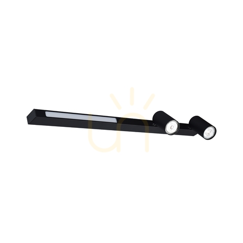 Verifica Aplica Zuma Line MANNARI neagră LED + 2×GU10 S230757203, 70,7 cm