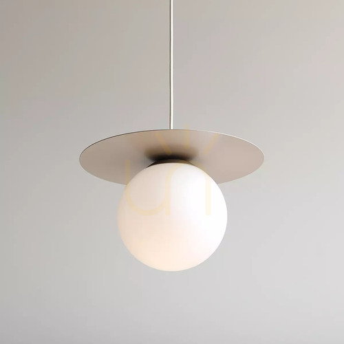 Verifica Lampă suspendată Aldex Loop M, bej, disc de 34 cm, 1125G17_M
