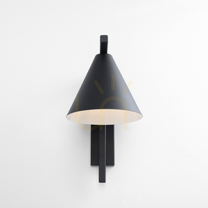 Lampă de perete Aldex Form neagră metalică 16 cm 1108C1 small 1