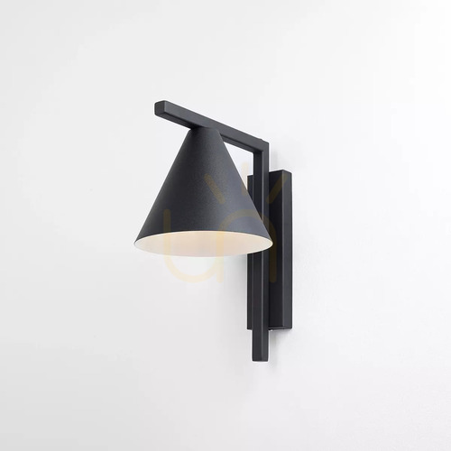 Verifica Lampă de perete Aldex Form neagră metalică 16 cm 1108C1