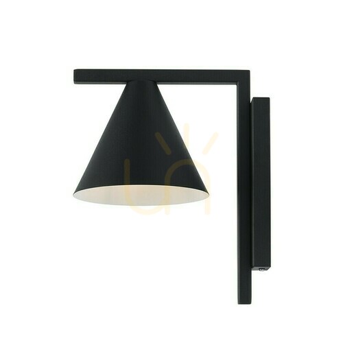 Verifica Lampă de perete Aldex Form neagră metalică 16 cm 1108C1