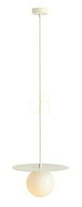 Lampă suspendată Aldex LOOP CREAM S crem cu glob din sticlă opal 14 cm 1125G9_S small 0