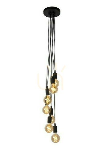 Verifica Pendul Lucide FIX Multiple negru metal 7xE27 08408/07/30