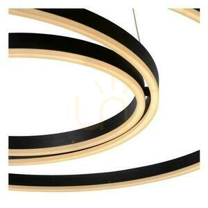Lampă suspendată Lucide TRINITI neagră LED 136W 80 cm 46402/99/30 small 5
